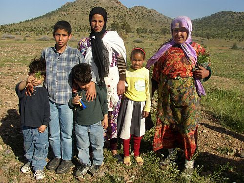 Muchos "moros" son de origen bereber, como esta familia marroquí