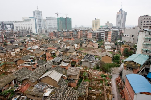 Barrio viejo vs barrio nuevo en China
